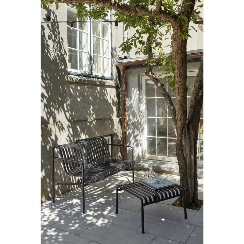 B-Ware Hay Dining Bench Palissade Bank Gartenbank Sitzbank Outdoorbank SIEHE TEXT