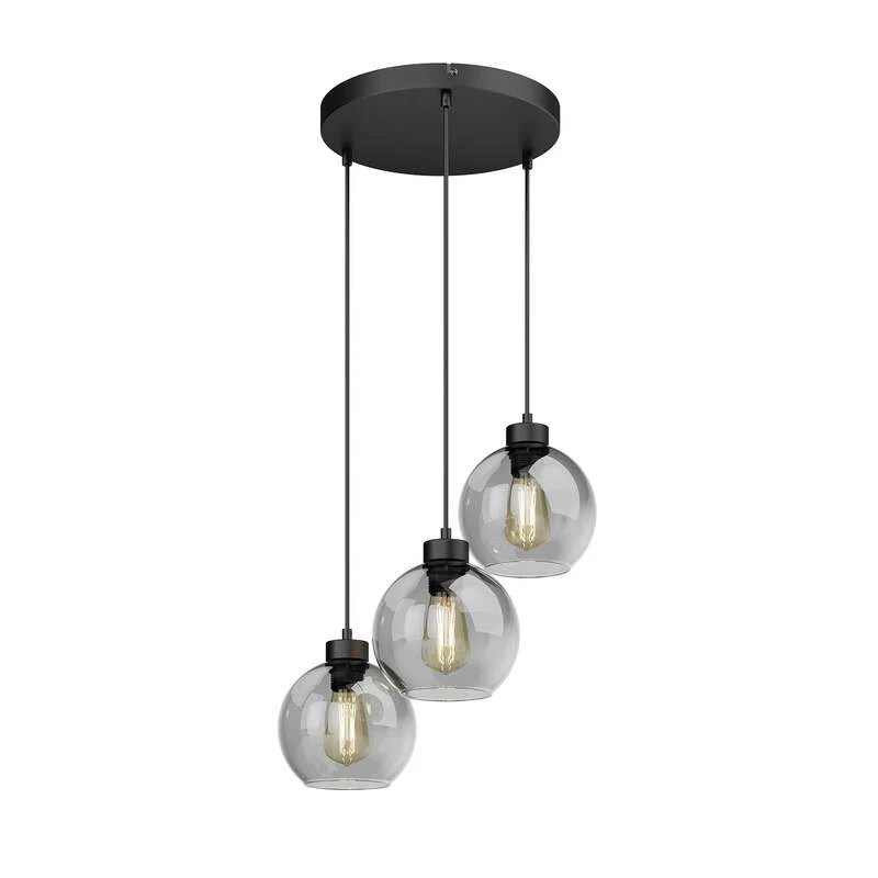 B-Ware Euluna Hängeleuchte Cubus Deckenlampe dreiflammig E27 graphit SIEHE TEXT/FOTO