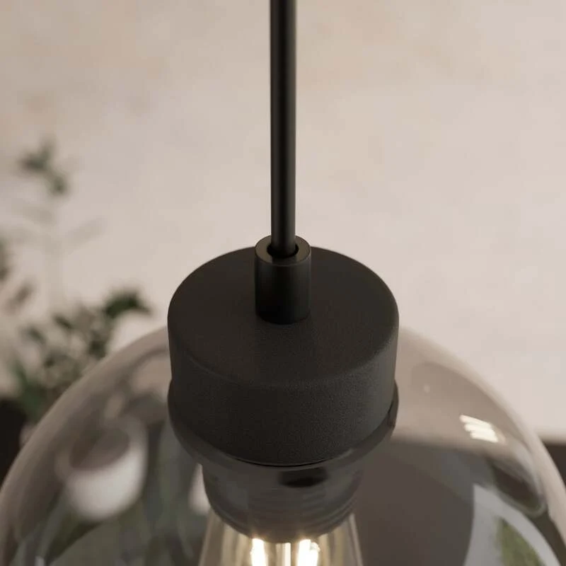 B-Ware Euluna Hängeleuchte Cubus Deckenlampe dreiflammig E27 graphit SIEHE TEXT/FOTO