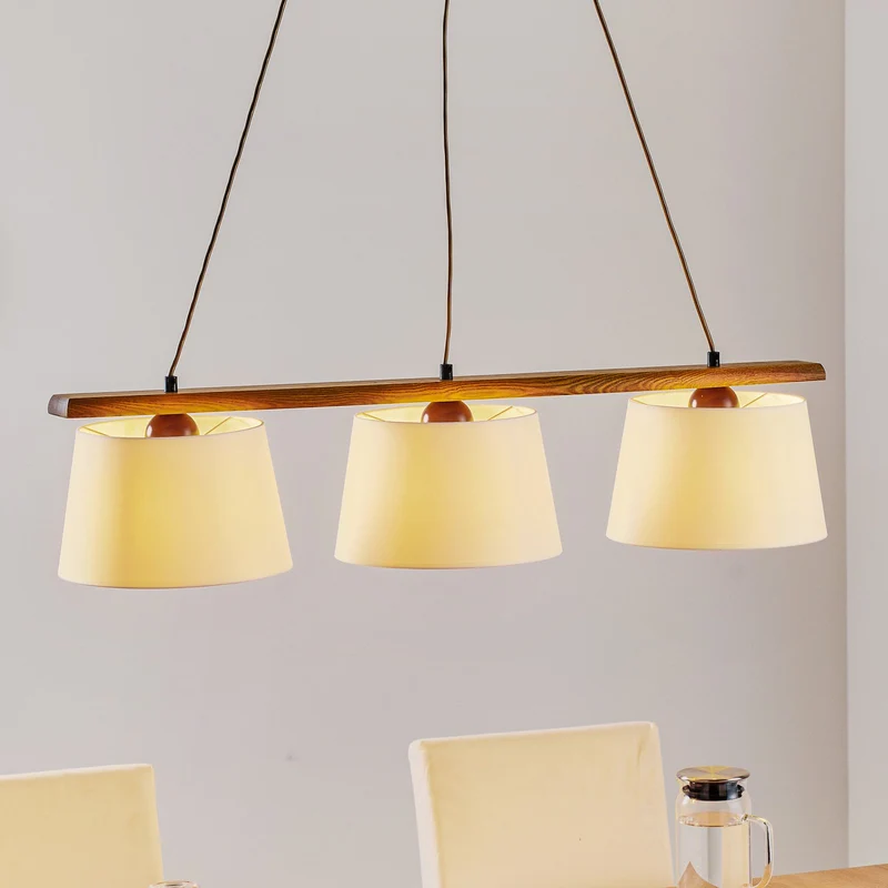 B-Ware Euluna Hängeleuchte Sweden Hängelampe Deckenlampe E27 dreiflammig eiche rustikal