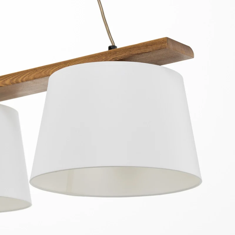B-Ware Euluna Hängeleuchte Sweden Hängelampe Deckenlampe E27 dreiflammig eiche rustikal