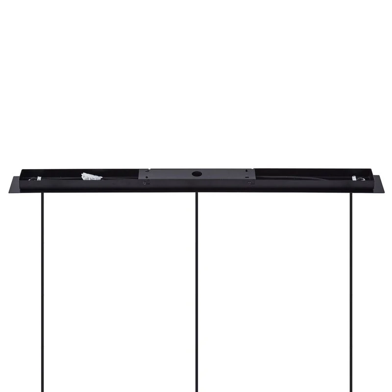 B-Ware Lucande Hängeleuchte Pendelleuchte Eirian Glas 3-flammig schwarz 90 cm Lampe119