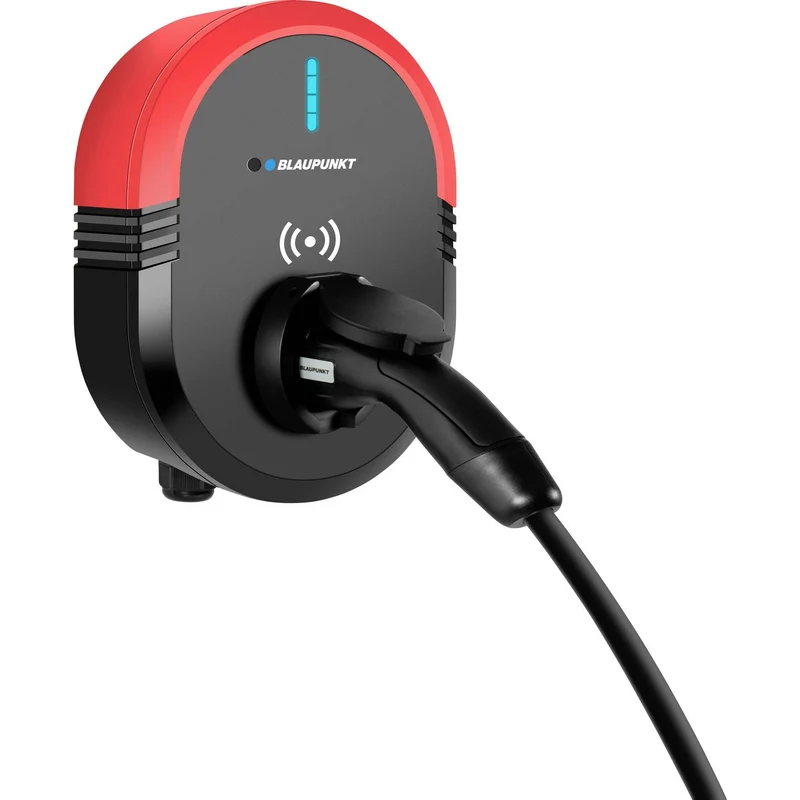 B-Ware Blaupunkt Wallbox Ladestation Elektroauto 7kW Typ2 RFID Blau SIEHE TEXT/FOTO