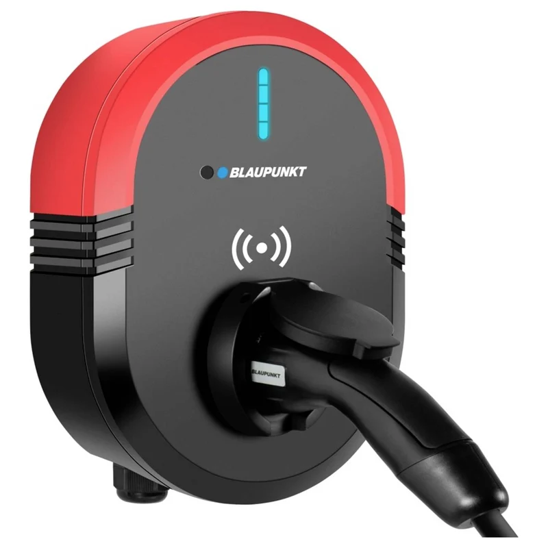 B-Ware Blaupunkt Wallbox Ladestation Elektroauto 7kW Typ2 RFID Blau SIEHE TEXT/FOTO