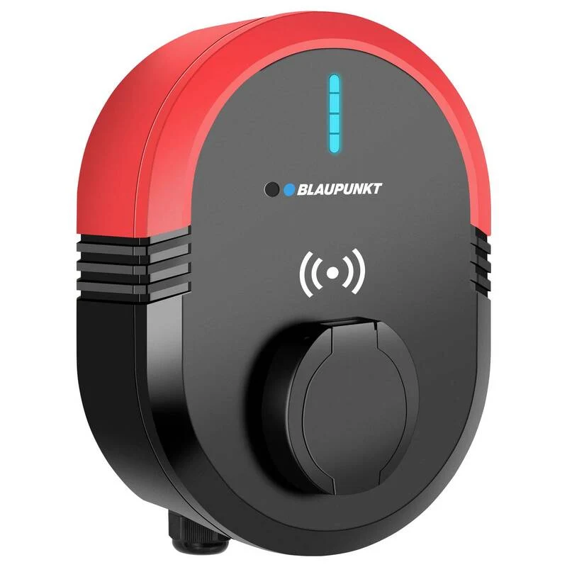B-Ware Blaupunkt Wallbox Ladestation Elektroauto 7kW Typ2 RFID Blau SIEHE TEXT/FOTO