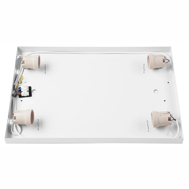 B-Ware Envostar Gaspar Deckenleuchte Lampe Holz eckig 45x45 cm Deckenlampe Lampe Spot