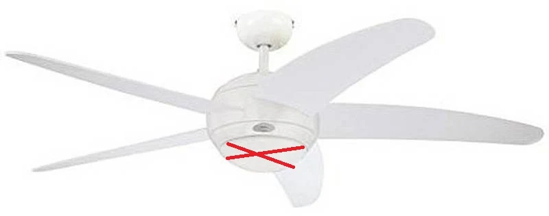 B-Ware Westinghouse Bendan Deckenventilator 132 cm Flügelfarbe Weiß SIEHE TEXT/FOTO