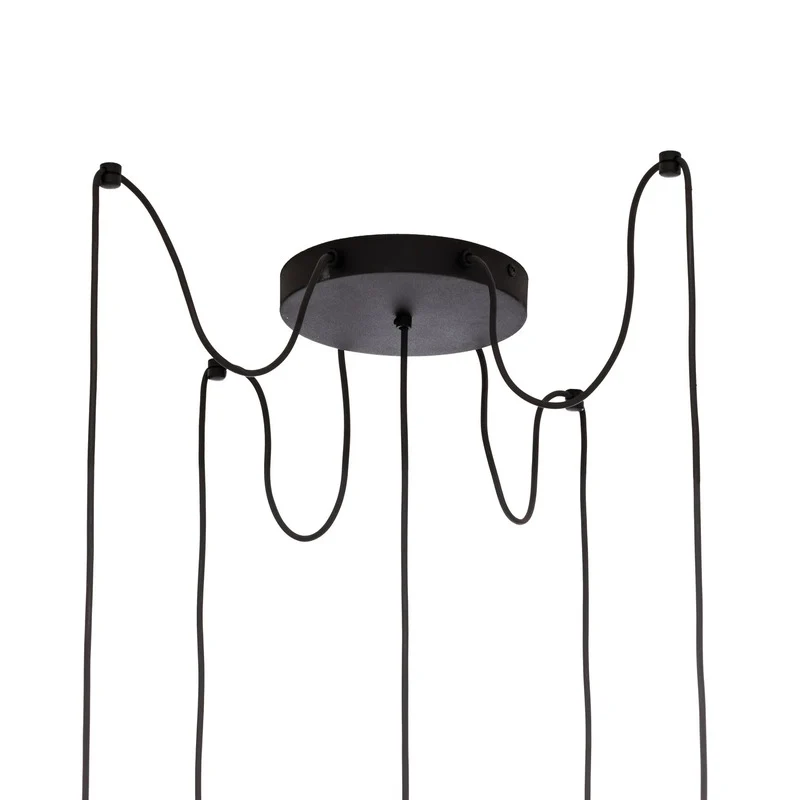 C-Ware Hängeleuchte Esme Glas multicolor fünfflammig Deckenlampe Lampe SIEHE TEXT/FOTO