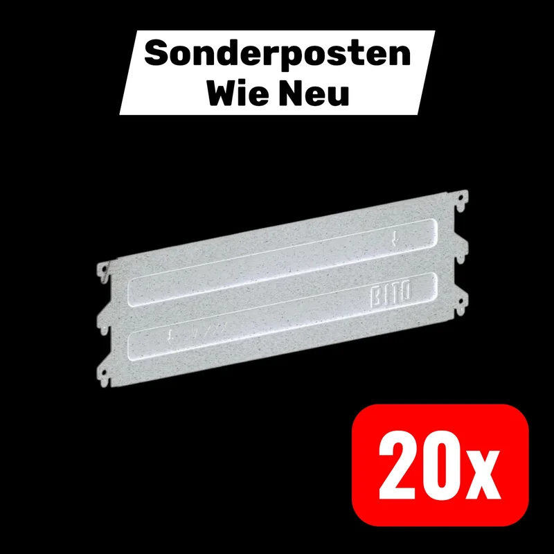 B-Ware Bito Stützenverbinder Set Verbindungselement B300xH125 mm 20 STÜCK