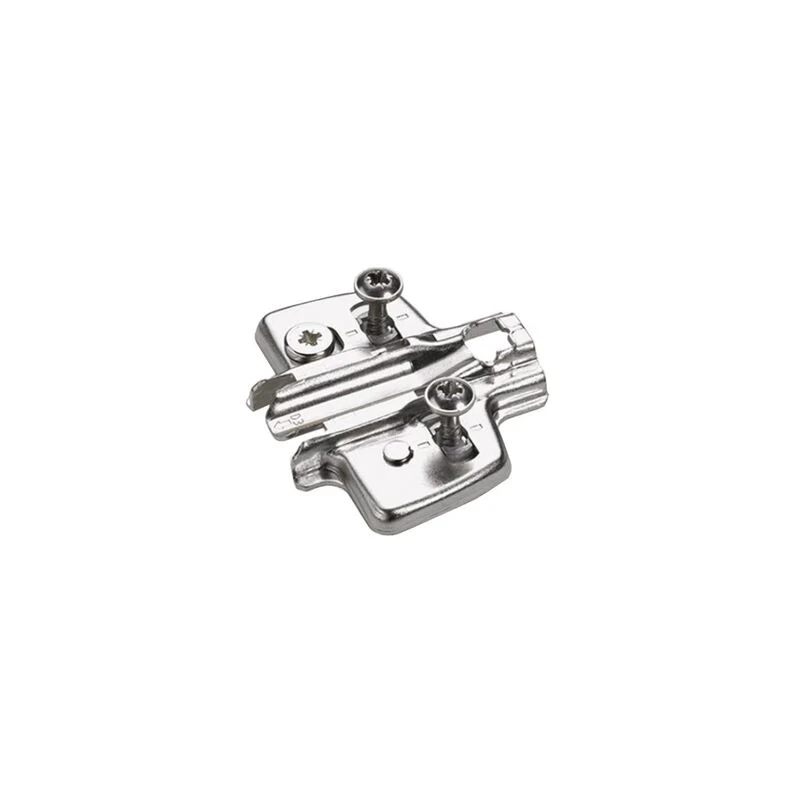 B-Ware Hettich Kreuzplatte vernickelt Lochreihe 37x32mm Spezialschrauben 40 STÜCK