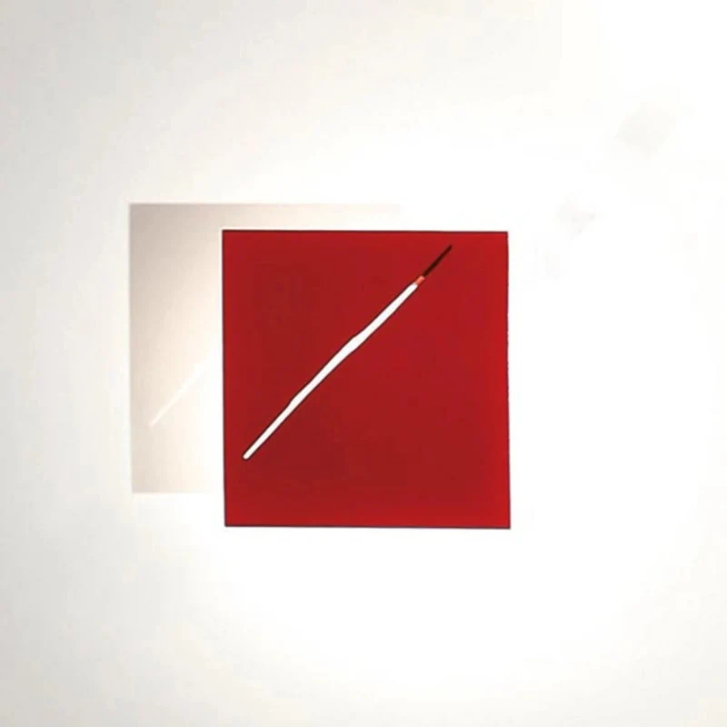 B-Ware Knikerboker Des.agn LED Wandleuchte Leuchte rot Beleuchtung Wandlampe