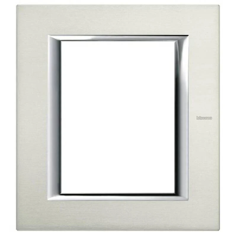B-Ware Legrand Rahmen Abdeckung Axolute Aluminium Metall Serie 1 St Rahmen Synonym