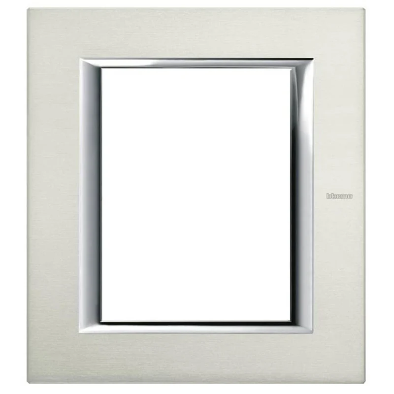 B-Ware Legrand Rahmen Abdeckung Axolute Aluminium Metall Serie 1 St Rahmen Synonym