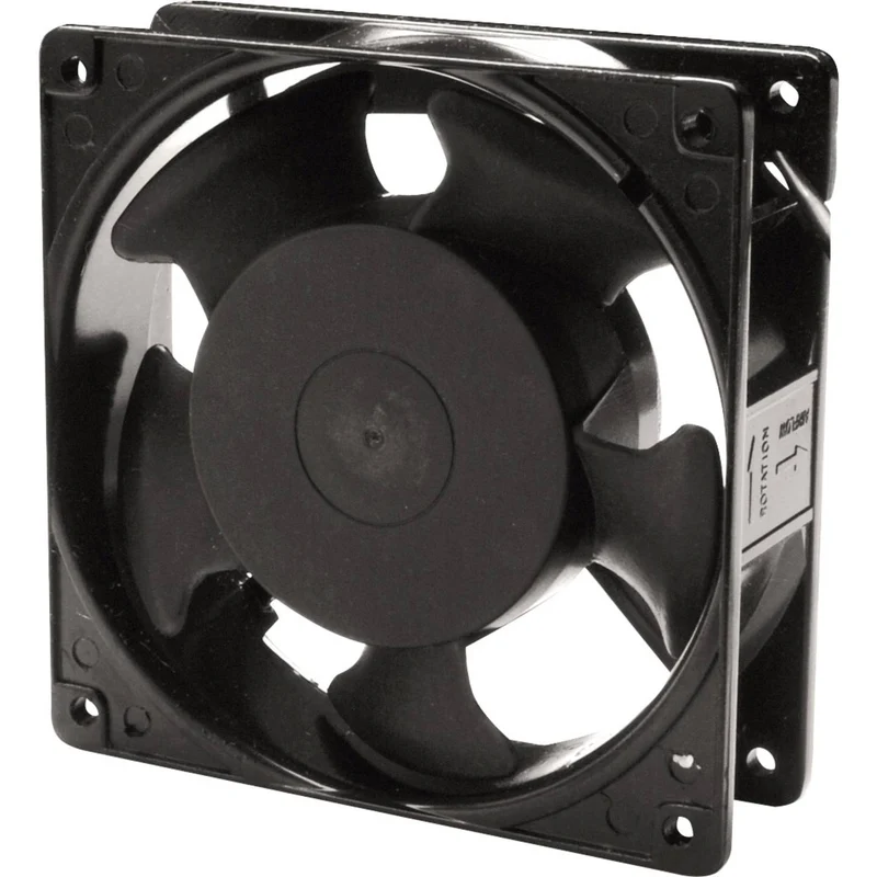 B-Ware Digitus Netzwerkschranklüfter Ersatzlüfter Ventilator 19 Zoll Lüfter Schwarz