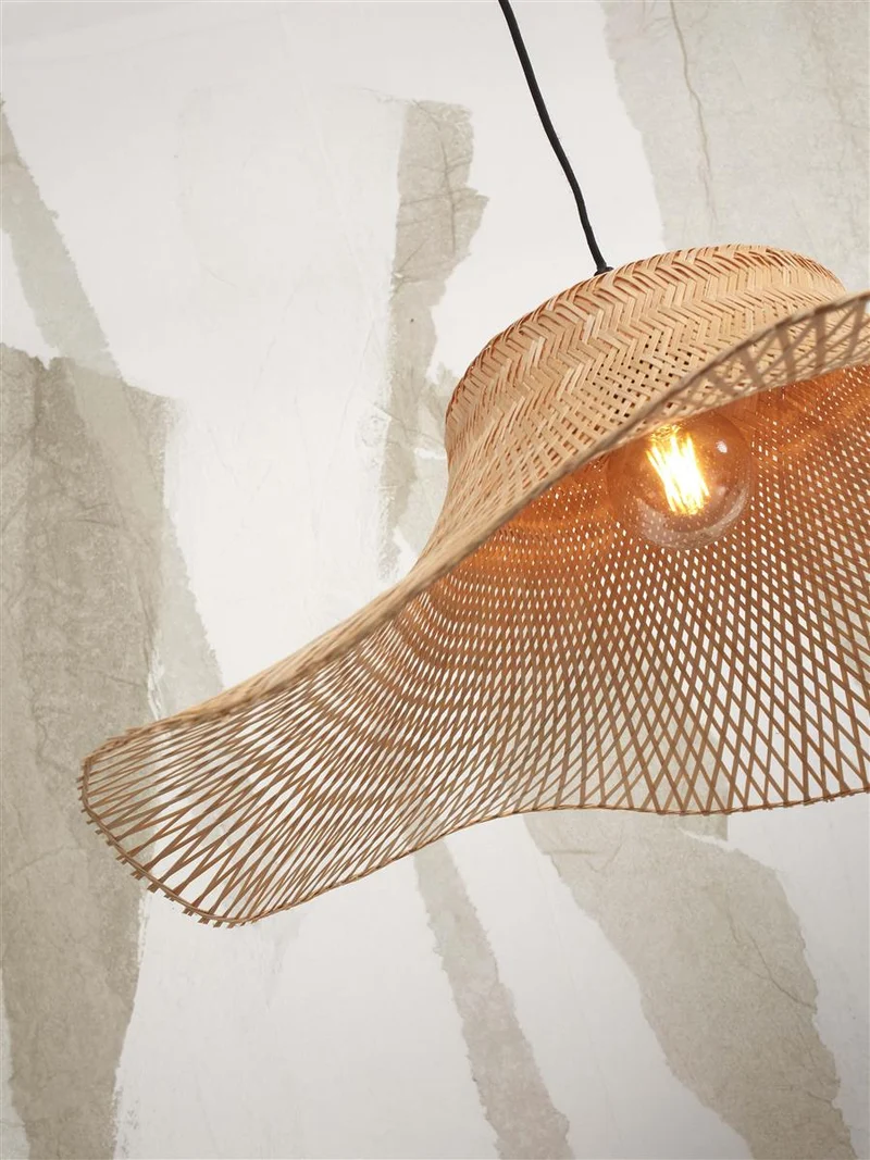B-Ware GOOD&MOJO Ibiza Hängelampe Pendelleuchte Lampe Ø 50 cm natur