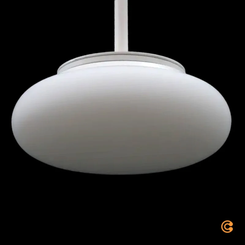 B-Ware Itka Hängeleuchte Pendelleuchte Lampe Lampe LED weiß Stahl Glas Ø 20 cm