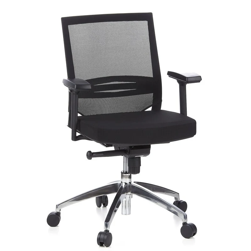 B-Ware hjh OFFICE Bürostuhl Chefsessel PORTO PRO Drehstuhl Schreibtisch Stoff schwarz