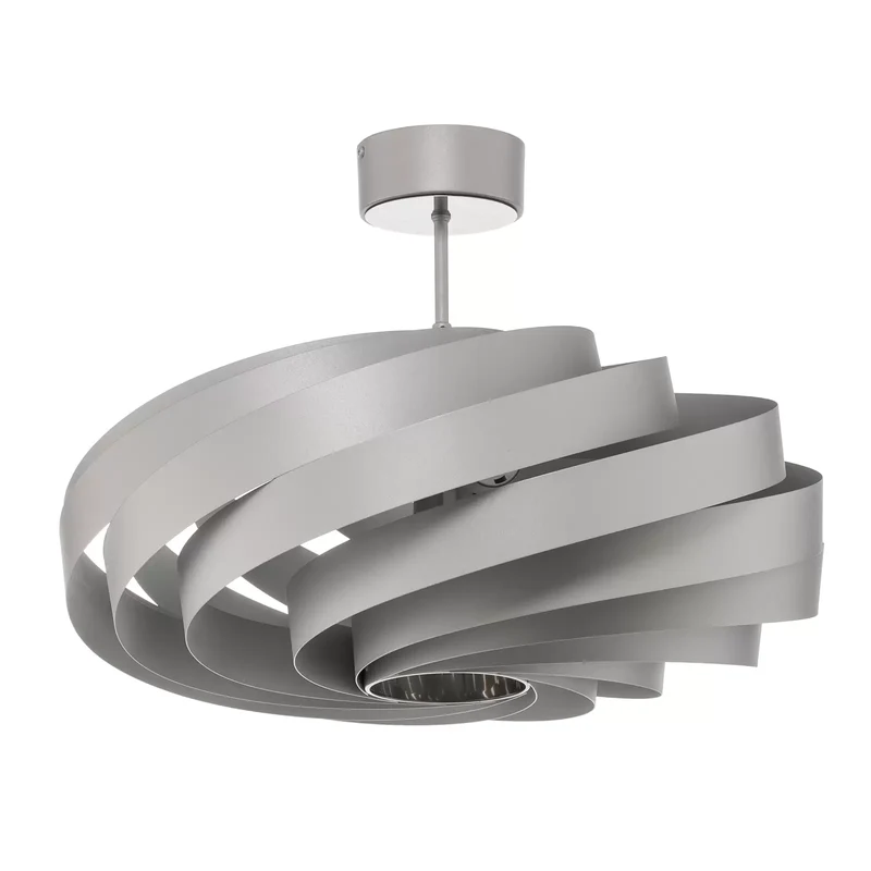 B-Ware Euluna Deckenleuchte Vento aluminiumfarben Ø 60 cm Metall Deckenlampe Lampe Spot