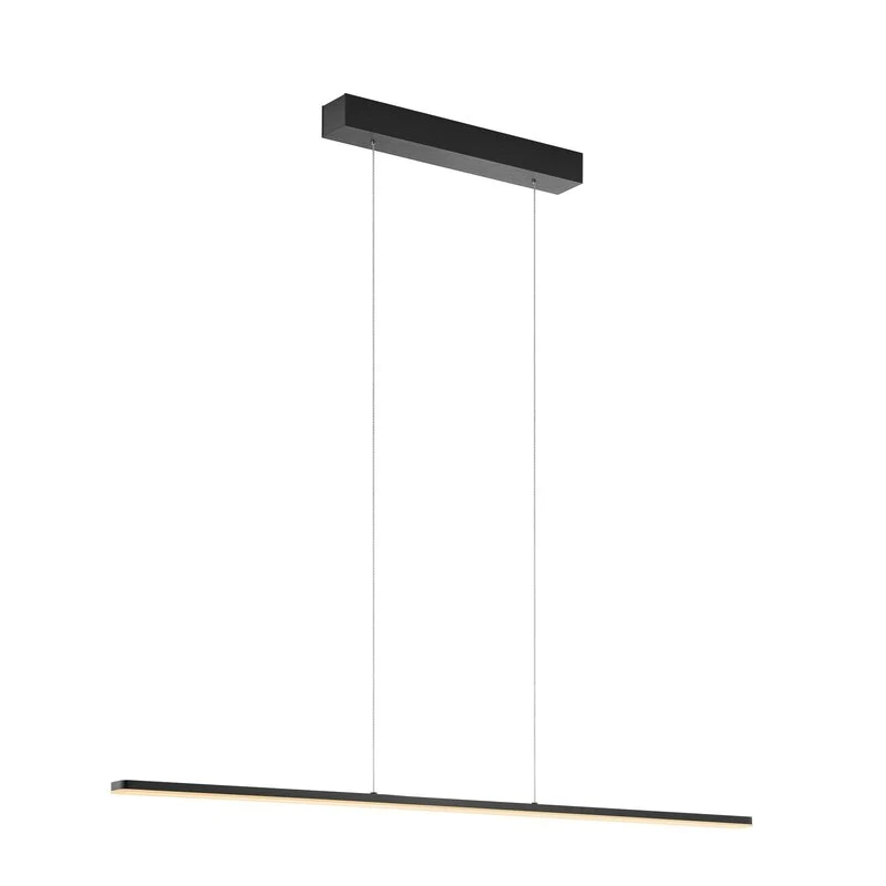 B-Ware Quitani Pendelleuchte Hängelampe Margita LED schwarz matt dimmbar Aluminium 118