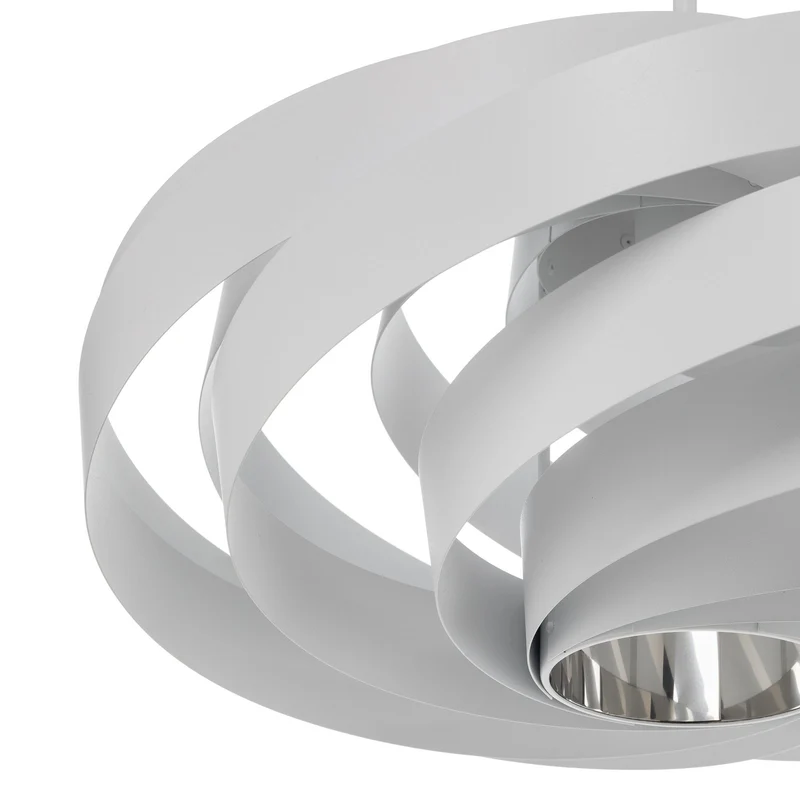 B-Ware Euluna Deckenleuchte Vento weiß Metall Ø 50 cm Deckenlampe Lampe Leuchte Spot