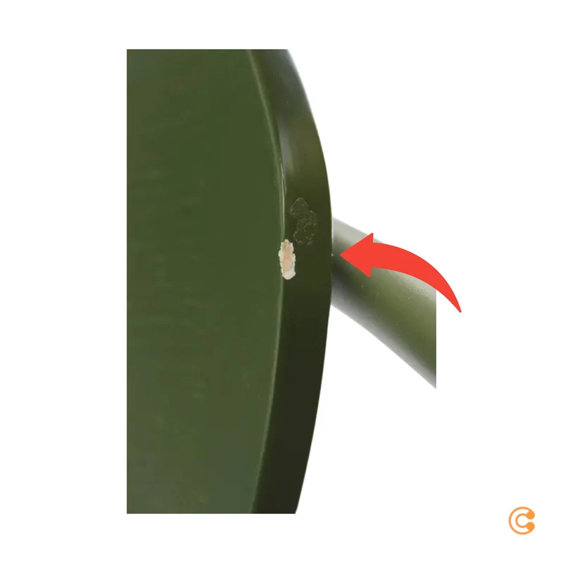 B-Ware Hübsch Interior Arch Stuhl Esszimmerstuhl Küchenstuhl grün SIEHE TEXT/FOTO