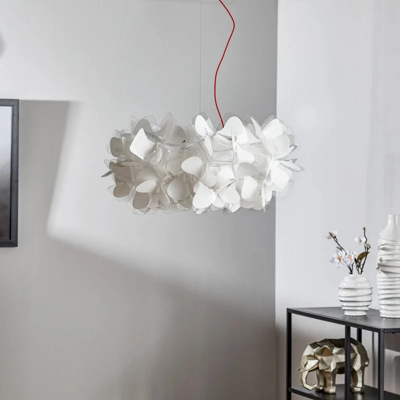 B-Ware Slamp Hängeleuchte Clizia Mama Non Mama, Ø53cm, weiß/rot SIEHE TEXT/FOTO