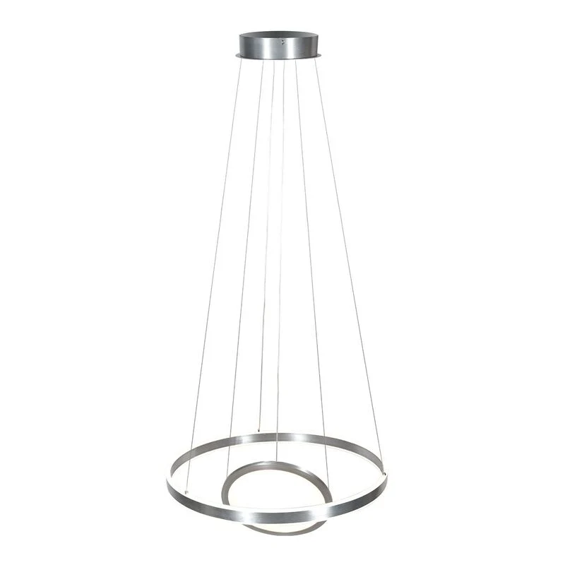 B-Ware Steinhauer Hängeleuchte Pendelleuchte LED Ringlux Lampe Leuchte Stahl 3 flammig