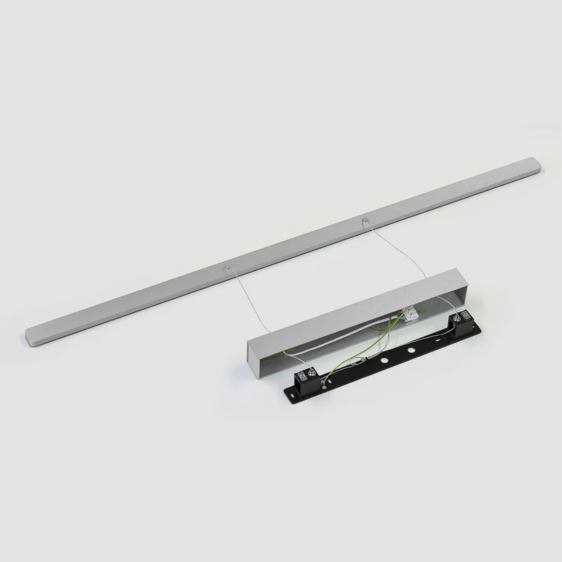 B-Ware Quitani Pendelleuchte Hängeleuchte LED Margita Silber Innenlampe dimmbar CCT74