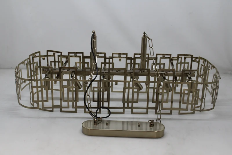 B-Ware Lucea Kronleuchter Deckenleuchte Karmella 100 cm messing antik 12flg
