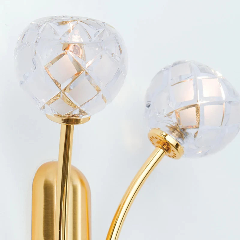 B-Ware Maderno Bleikristall-Wandleuchte Wandlampe Leuchte Lampe Wandbeleuchtung Licht