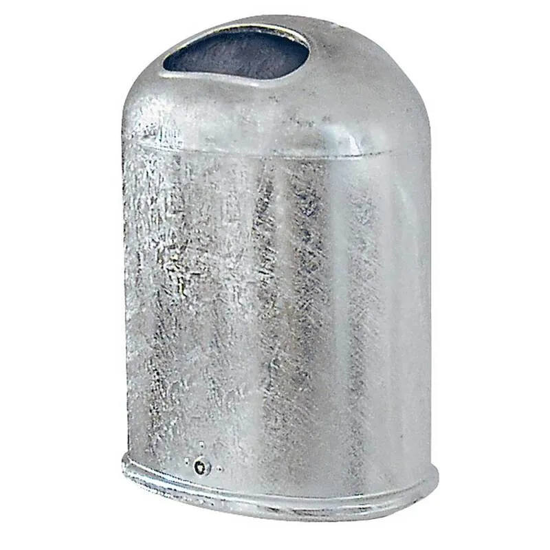B-Ware Abfallbehälter Müllsammler Behälter 45 Liter feuerverzinkt 430 x 330 x 600 mm