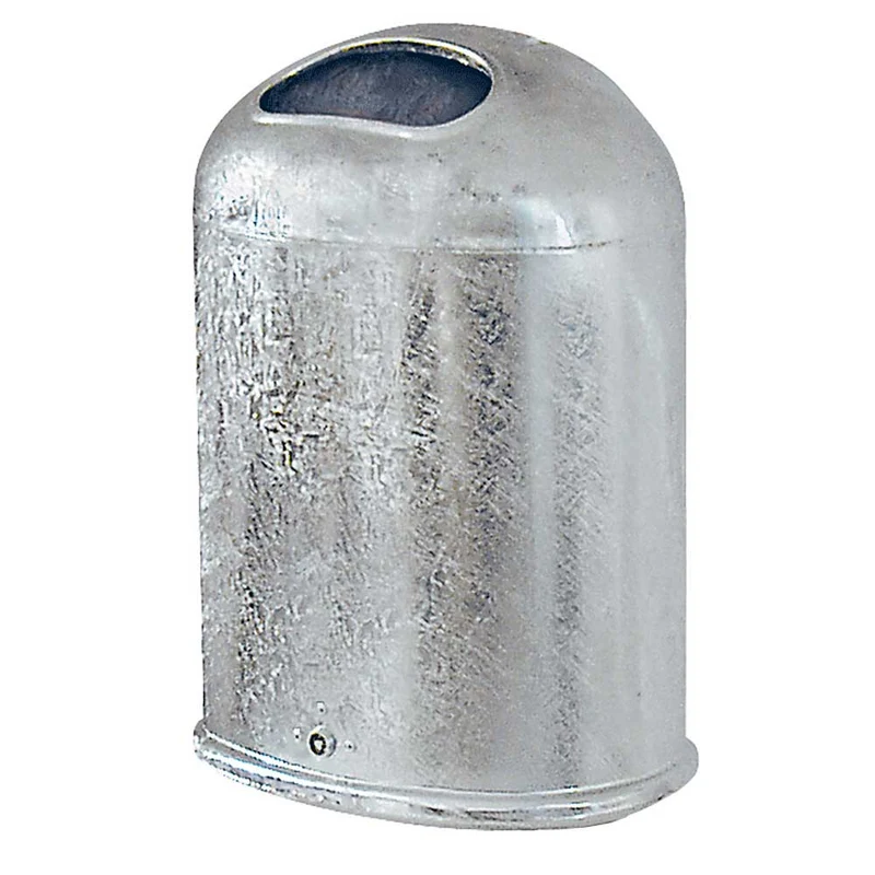 B-Ware Abfallbehälter Müllsammler Behälter 45 Liter feuerverzinkt 430 x 330 x 600 mm