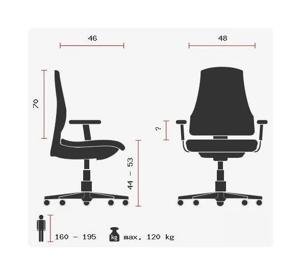 B-Ware Topstar Bürostuhl Drehstuhl Sitzmöbel HIGH SIT UP Stoff schwarz Kopfstütze Chrom