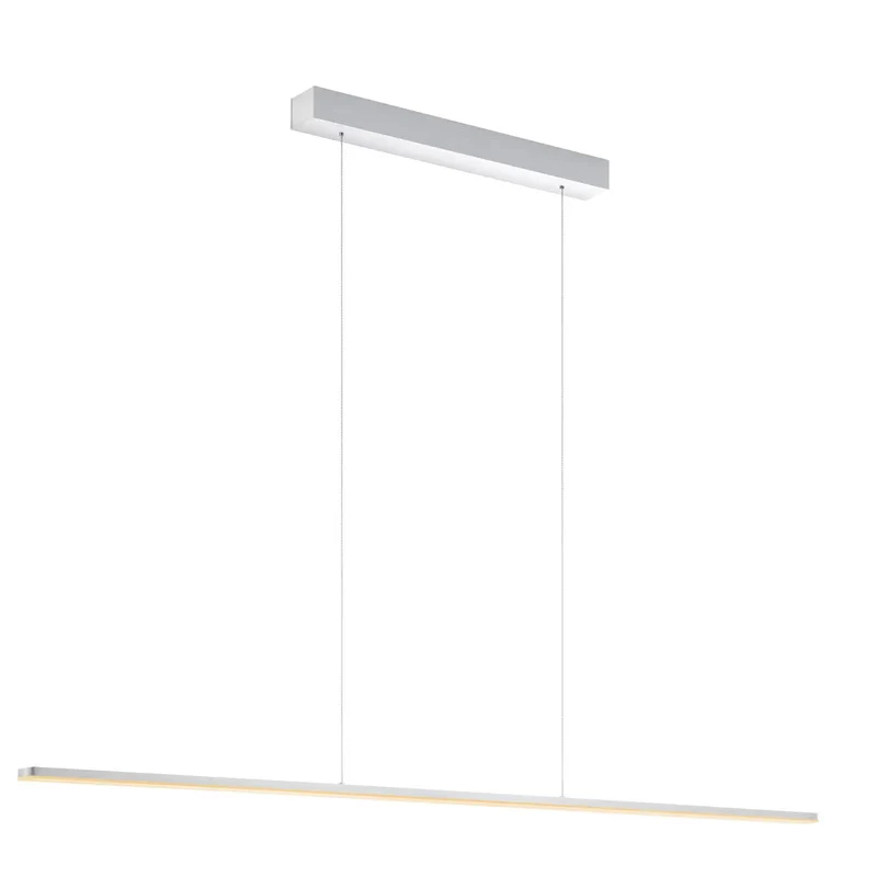 B-Ware Quitani Pendelleuchte Hängelampe LED silber Aluminium Messing Acryl dimmbar 1488