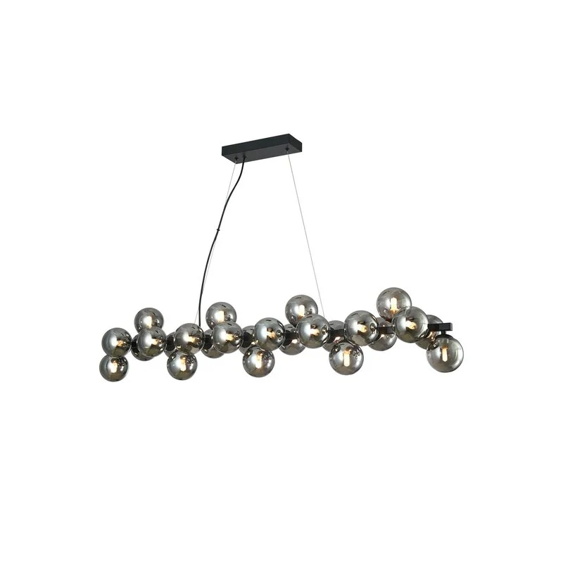 B-Ware Lucande Hängeleuchte Naelen Hängelampe Deckenlampe schwarz/grau SIEHE TEXT/FOTO