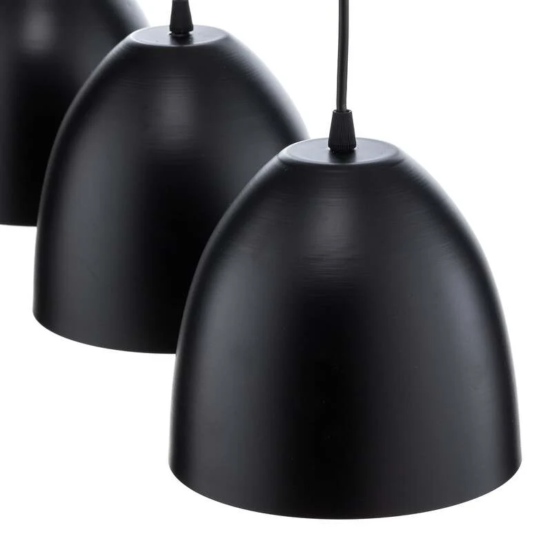 B-Ware EMIBIG LIGHTING Pendelleuchte Lenox Hängeleuchte Lampe dreiflammig schwarz/gold