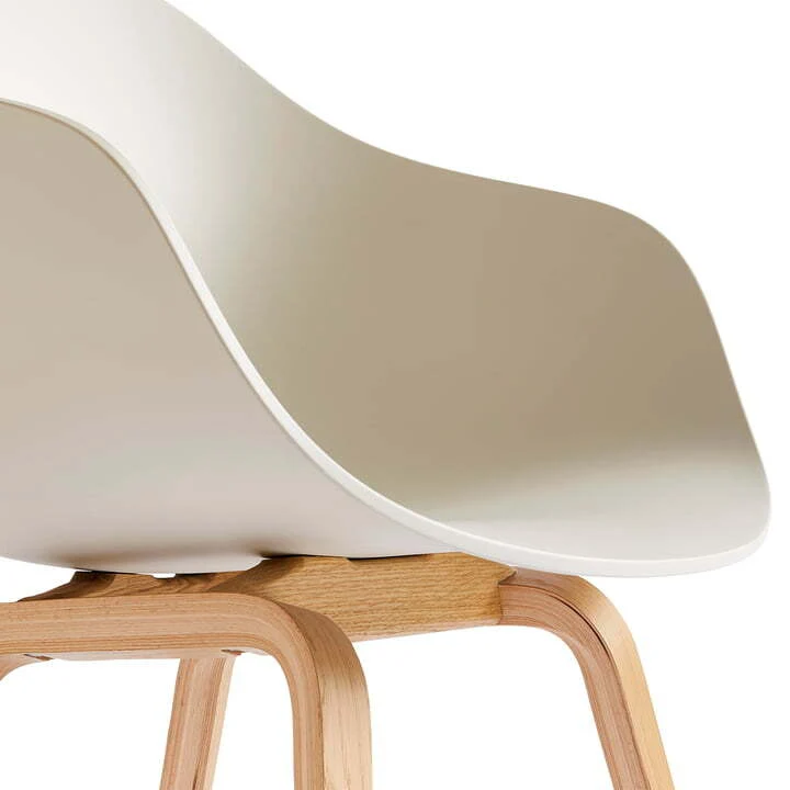 B-Ware Hay About A Chair AAC 222 Esszimmerstuhl Stuhl Eiche lackiert melange cream 2.0