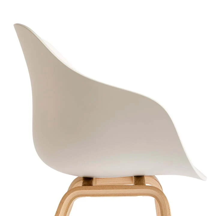 B-Ware Hay About A Chair AAC 222 Esszimmerstuhl Stuhl Eiche lackiert melange cream 2.0