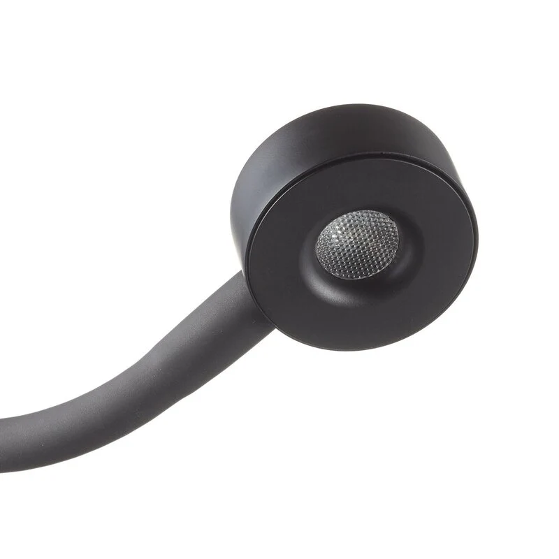 B-Ware LEDS C4 Wandleuchte Wandlampe Link LED Leselampe schwarz Touchdimmer flexibel