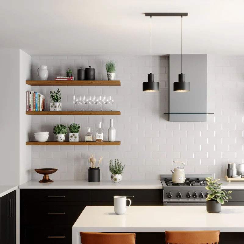 B-Ware Euluna Hängeleuchte Hängelanpe Lampe Leuchte linear zweiflammig schwarz Stahl