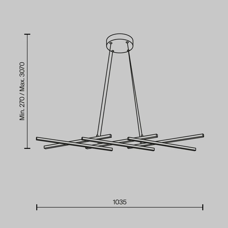 B-Ware Maytoni LED Hängeleuchte Pendelleuchte Halo messing weiß Aluminium dimmbar