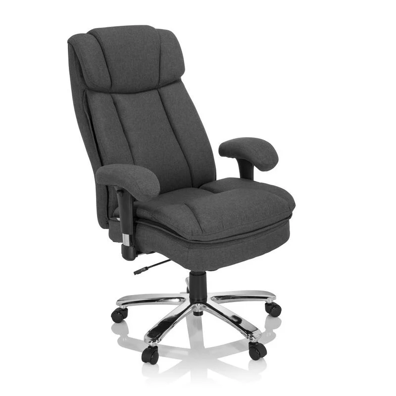 D-Ware hjh OFFICE Schwerlaststuhl Bürostuhl BUILDER XXL I Büro-Stuhl Stoff DEFEKTWARE