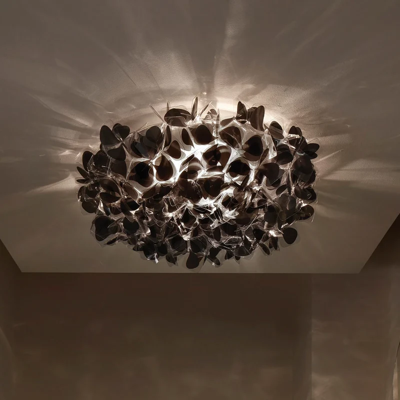 B-Ware Slamp Wandlampe Wandleuchte Clizia Mama Non Mama schwarz Cristalflex 78cm