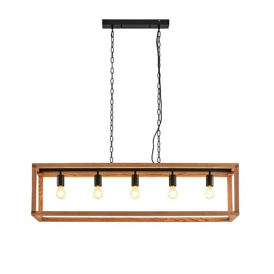 B-Ware Lucande Sedrik Hängeleuchte Pendelleuchte Deckenlampe Lampe Leuchte fünfflammig