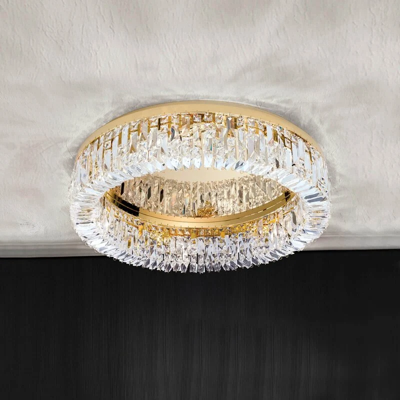 B-Ware Orion Kristall-Deckenlampe Hängelampe Deckenlampe Leuchte Lampe E14 Ring Ø 59962