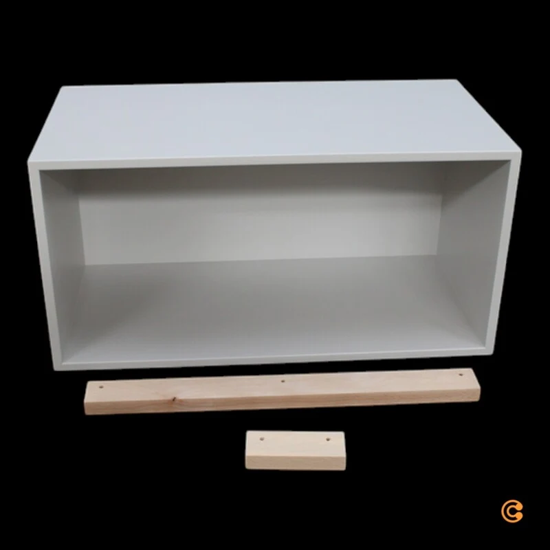 B-Ware Muuto Mini Stacked Regalsystem Aufbewahrung Möbel Groß Hellgrau