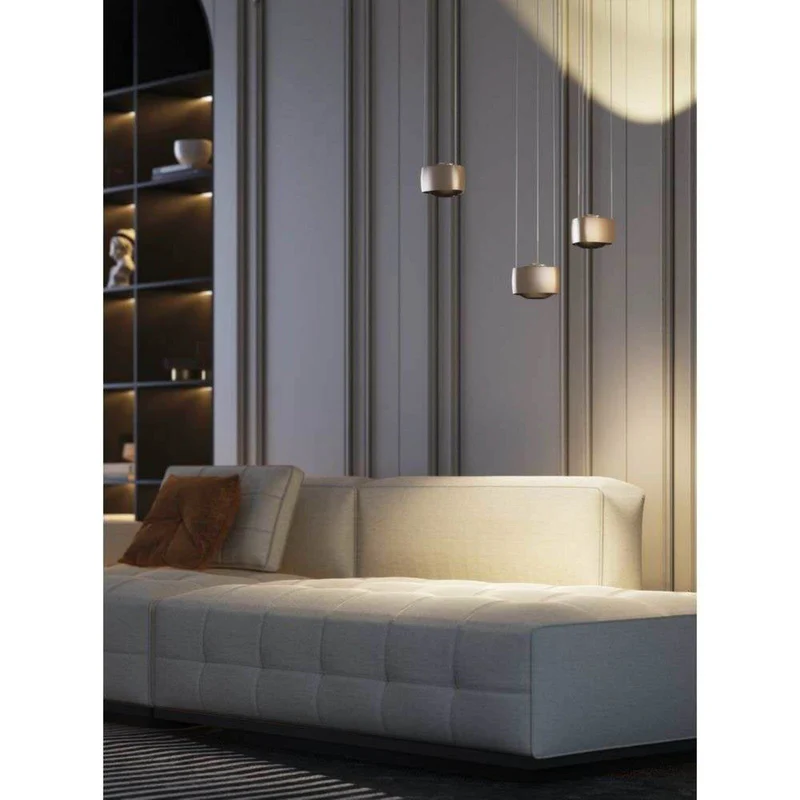 B-Ware LOOM DESIGN Pendelleuchte Hängelampe LED Air elfenbein Aluminium dimmbar