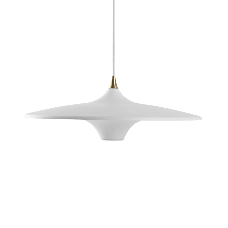 B-Ware LOOM DESIGN Hängeleuchte Pendelleuchte LED Lampe Moja Aluminium Messing weiß