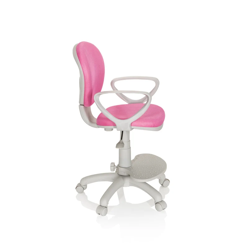 B-Ware hjh OFFICE Kinderstuhl Kinderschreibtischstuhl KID COLOUR G1 Stoff pink Stuhl