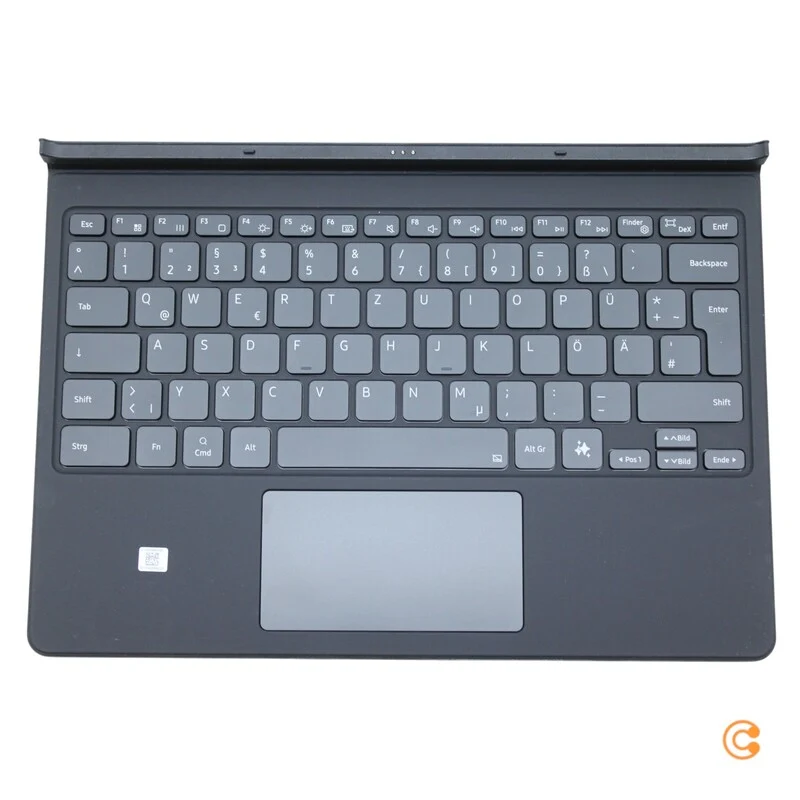 B-Ware Samsung Tastatur Keyboard Book Cover EF-DX825 Galaxy Tab S10+ S9+ S9 FE+ Schwarz
